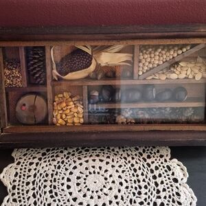 Rustic Shadow Box with Natural Elements